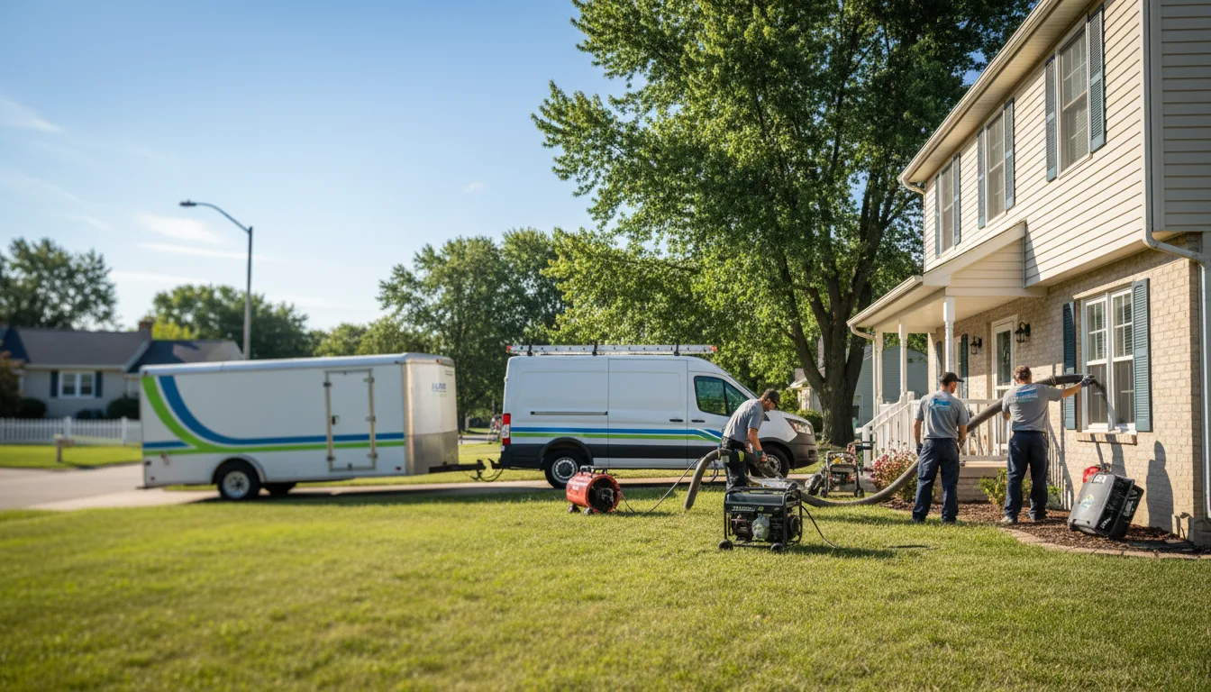 Flooded Basement Restoration And Cleanup With Repair in Colfax, WI near me